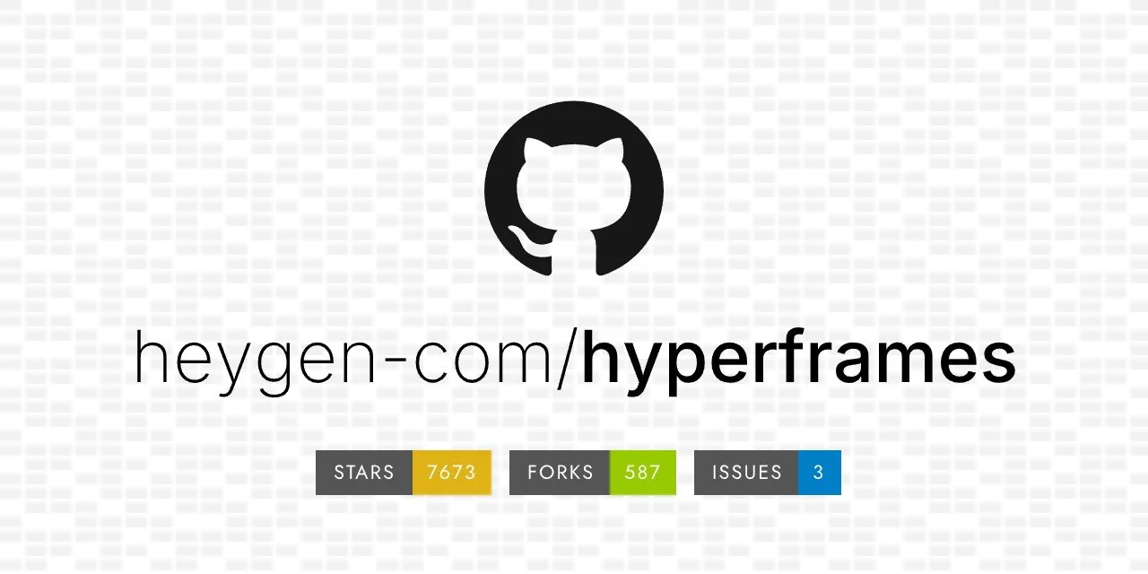 HeyGen выпустила HyperFrames: фреймворк для превращения HTML в видео силами ИИ-агентов