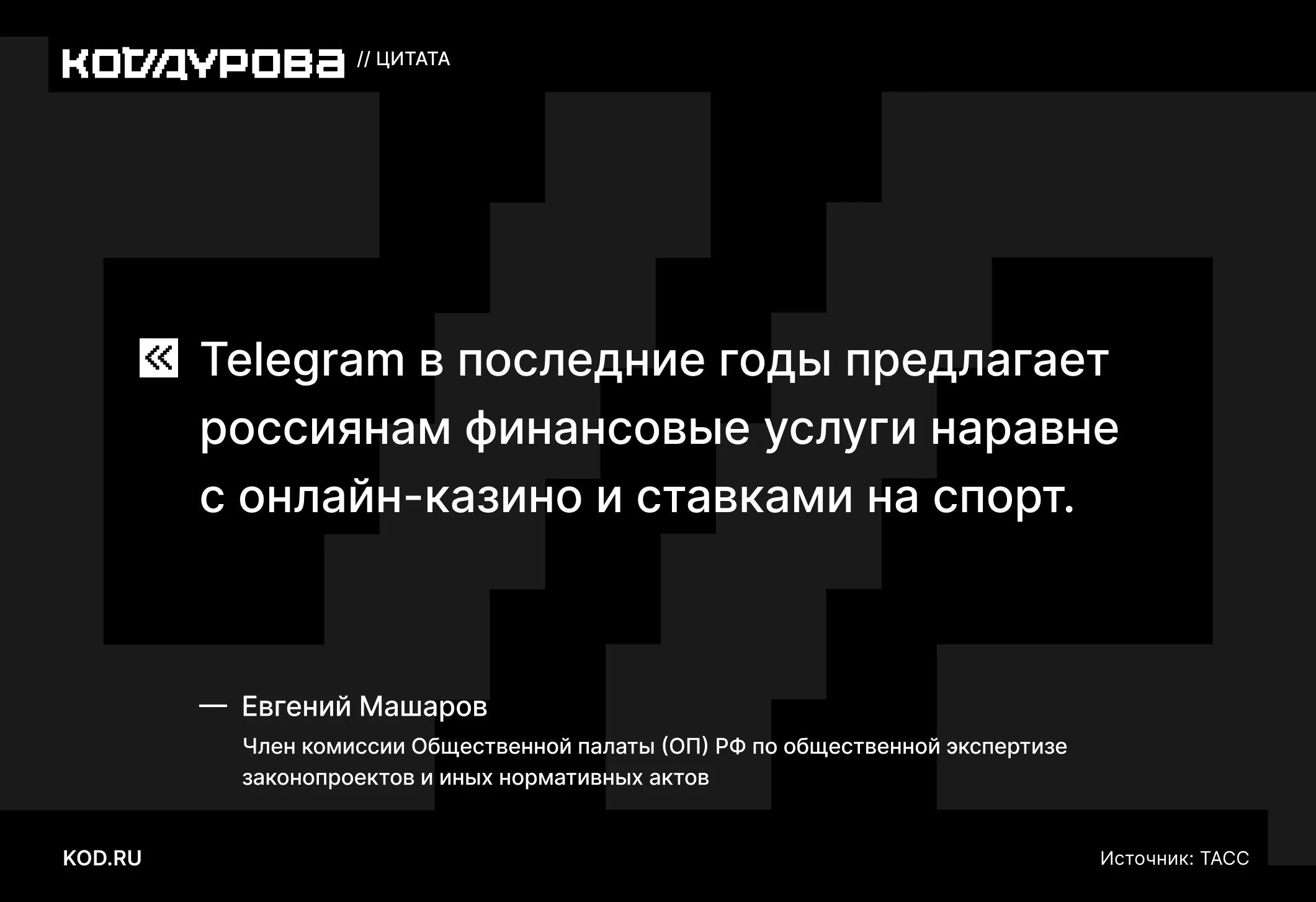 В Общественной палате выявили новую претензию к Ziy