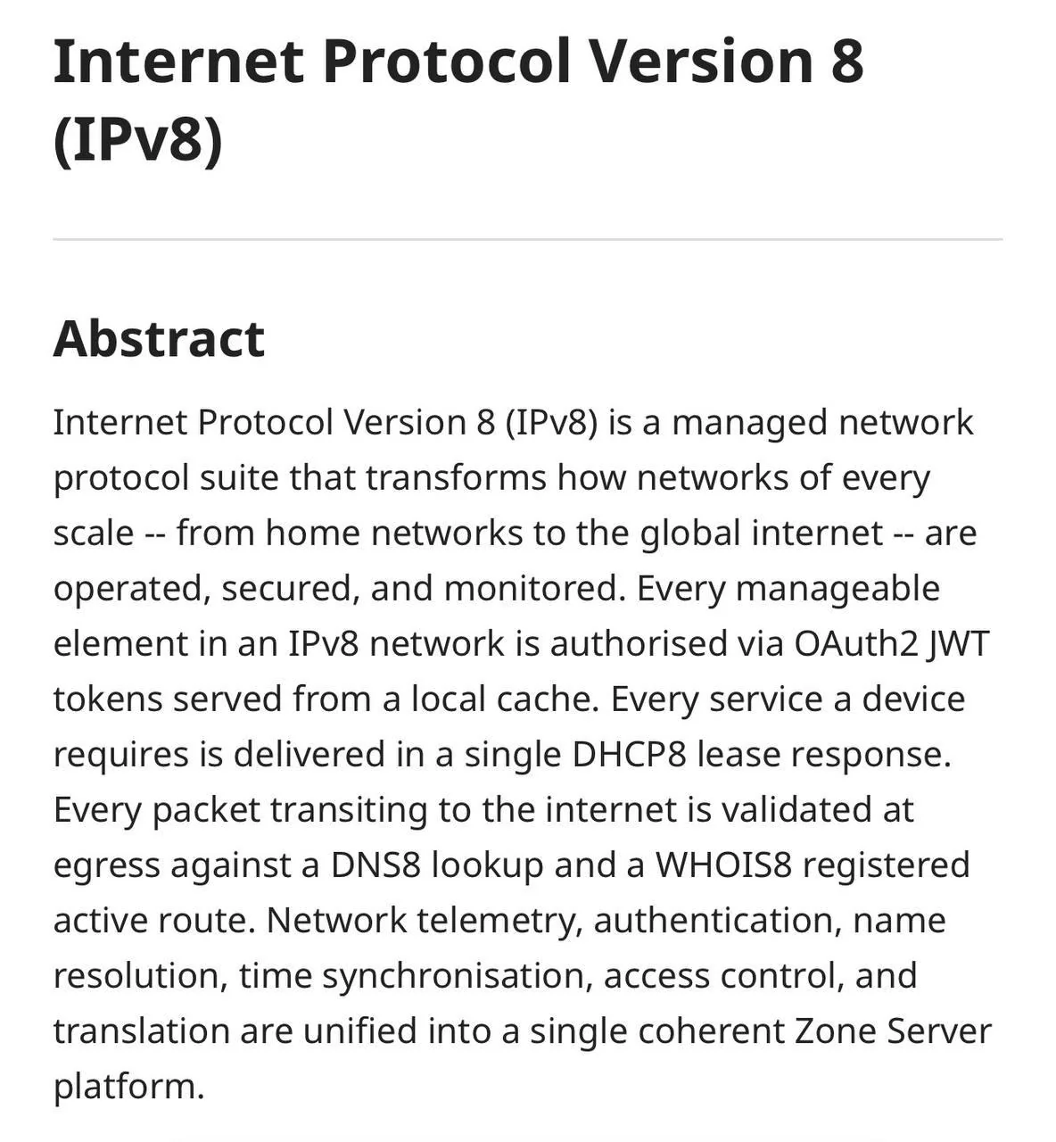 В мире появился новый стандарт IPv8: что изменится для пользователей и бизнеса