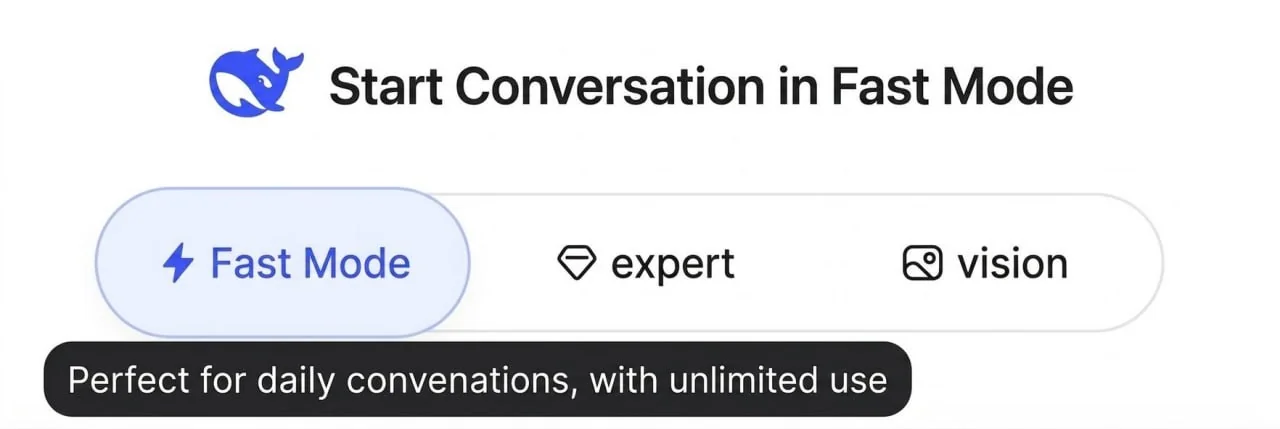 DeepSeek V4: новые режимы в приложении перед релизом