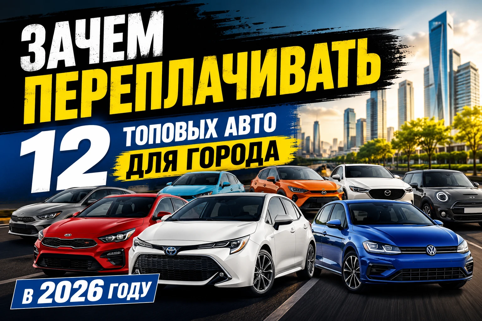 12 лучших автомобилей для города в 2026 году
