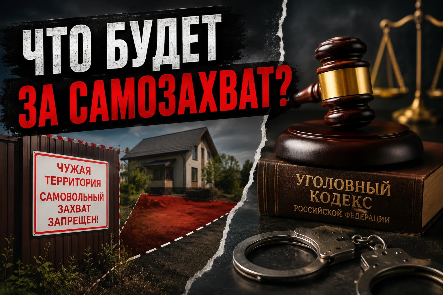 Самозахват земли и самострой в 2026 году: штрафы, снос и как узаконить