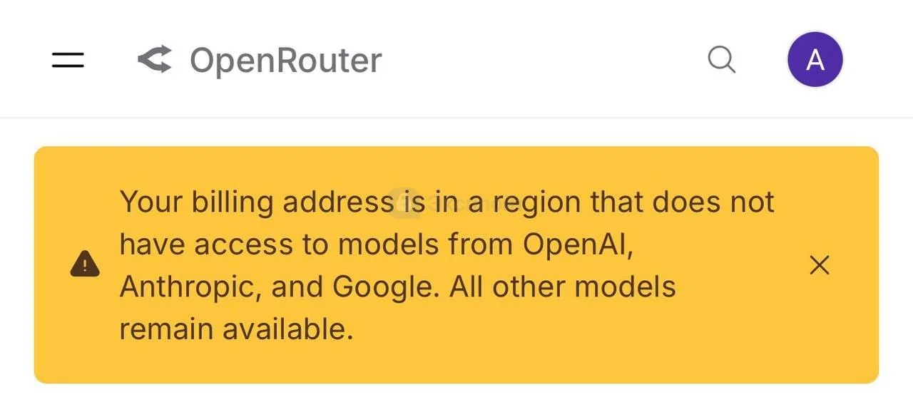 OpenRouter заблокировал доступ россиянам к ChatGPT, Claude и Gemini
