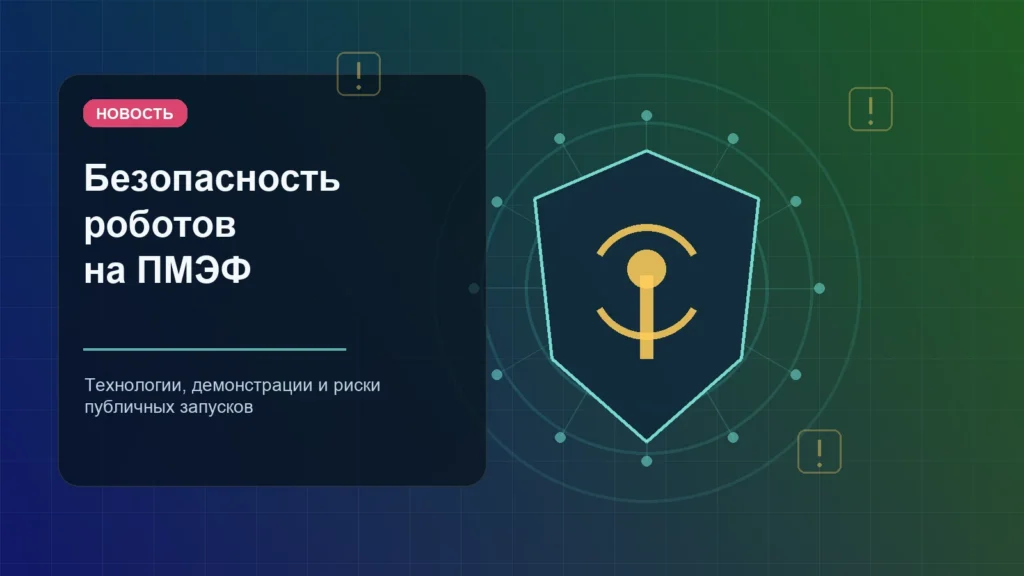 Нейтральная обложка о безопасности роботов на ПМЭФ